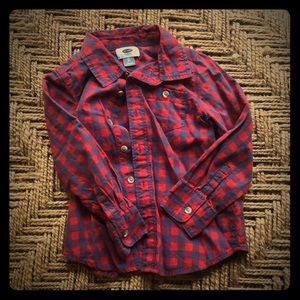 Boys cotton button down